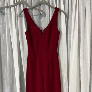 Miami Deep Red Jumpsuit